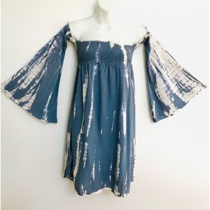 KIWI & PUNCH Miami NWT Off the Shoulder Boho DRESS Small